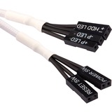 Corsair CC-8900245 câble d'alimentation interne 0,3 m, Câble d'extension Blanc, 0,3 m, Mâle, Mâle, Droit, Droit, Blanc