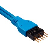 Corsair CC-8900247 câble d'alimentation interne 0,3 m, Câble d'extension Bleu, 0,3 m, Mâle, Mâle, Droit, Droit, Bleu