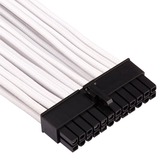 Corsair CP-8920217 câble d'alimentation interne Blanc, Mâle, Femelle, Droit, Droit, Blanc