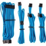Corsair CP-8920218 câble d'alimentation interne Bleu, Mâle, Femelle, Droit, Droit, Bleu