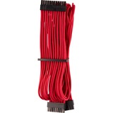 Corsair CP-8920230 câble d'alimentation interne 0,61 m, Gestion des câbles Rouge, 0,61 m, ATX (24-pin), ATX (24-pin), Mâle, Mâle, Droit