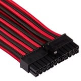 Corsair CP-8920233 câble d'alimentation interne Rouge/Noir, ATX (24-pin), Droit, Droit, Noir, Rouge