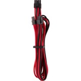 Corsair CP-8920247 câble d'alimentation interne 0,65 m Rouge/Noir, 0,65 m, PCI-E (6+2 pin), PCI-E (8-pin), Mâle, Mâle, Droit