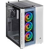 Corsair Crystal Series 680X RGB, Moyen tour Blanc/Noir, 2x USB-A 3.2 (5 Gbit/s), USB-C 3.2 (10 Gbit/s), audio, Window-kit