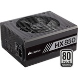 Corsair HX850, 850 Watt alimentation Noir, 6x PCIe, Full câble management
