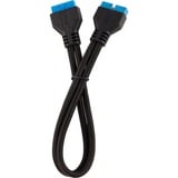 Corsair Kit d'extension de la face avant, Câble d'extension Noir, 0,3 mètre