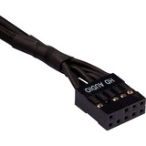 Corsair Kit d'extension de la face avant, Câble d'extension Noir, 0,3 mètre