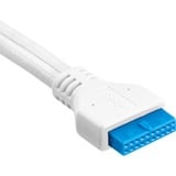 Corsair Kit d'extension de la face avant, Câble d'extension Blanc, 0,3 mètre