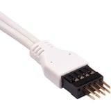 Corsair Kit d'extension de la face avant, Câble d'extension Blanc, 0,3 mètre