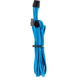 Corsair Premium Individually Sleeved PCIe Type 4 Gen 4, Câble Bleu, 0,65 mètres, 2 pièces