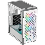Corsair iCUE 220T RGB Airflow, Moyen tour Blanc, 2x USB-A 3.2 (5 Gbit/s), audio, Window-kit