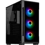 Corsair iCUE 220T RGB Midi Tower Noir, Moyen tour Noir, 2x USB-A 3.2 (5 Gbit/s)