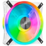 Corsair iCUE QL140 RGB ventilateurs de boîtier Blanc, 2 pièces, 140 x 140 x 25 mm, PWM