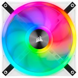 Corsair iCUE QL140 RGB ventilateurs de boîtier Blanc, 2 pièces, 140 x 140 x 25 mm, PWM