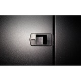 DSI Armoire murale 12U (inclinable) avec porte vitrée - DS6612-DOUBLE, Armoire informatique Noir, 600 x 600 x 635 mm