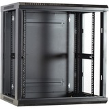 DSI Armoire murale 12U avec porte en verre - DS6412, Armoire informatique Noir, 600 x 450 x 635 mm
