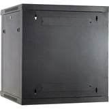 DSI Armoire murale 12U avec porte en verre - DS6612, Armoire informatique Noir, 600 x 600 x 635 mm