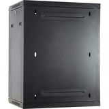 DSI Armoire murale 15U avec porte en verre - DS6615, Armoire informatique Noir, 600 x 600 x 770mm