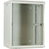 DSI Armoire murale 15U blanche avec porte en verre - DS6415W, Armoire informatique Blanc, 600 x 450 x 770mm