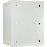 DSI Armoire murale 15U blanche avec porte en verre - DS6615W, Armoire informatique Blanc, 600 x 600 x 770mm