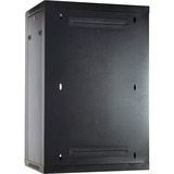 DSI Armoire murale 18U avec porte en verre - DS6418, Armoire informatique Noir, 600 x 450 x 900mm