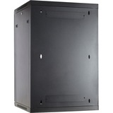 DSI Armoire murale 18U avec porte en verre - DS6618-WAND, Armoire informatique Noir, 600 x 600 x 900mm