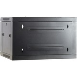 DSI Armoire murale 6U avec porte en verre - DS6406, Armoire informatique Noir, 600 x 450 x 368 mm