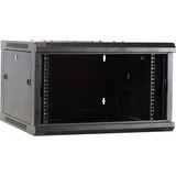 DSI Armoire murale 6U avec porte en verre - DS6606, Armoire informatique Noir, 600 x 600 x 368 mm