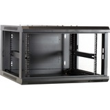 DSI Armoire murale 6U avec porte en verre - DS6606, Armoire informatique Noir, 600 x 600 x 368 mm