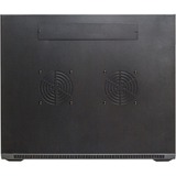 DSI Armoire murale 6U avec porte en verre - DS6606, Armoire informatique Noir, 600 x 600 x 368 mm