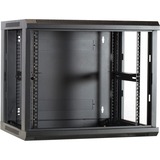 DSI Armoire murale 9U avec porte en verre - DS6409, Armoire informatique Noir, 600 x 450 x 500mm