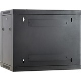 DSI Armoire murale 9U avec porte en verre - DS6409, Armoire informatique Noir, 600 x 450 x 500mm