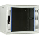 DSI Armoire murale 9U blanche avec porte en verre - DS6409W, Armoire informatique Blanc, 600 x 450 x 500mm