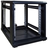DSI Baie mini serveur 12U avec porte perforée DS6812PP, Armoire informatique Noir, 600 x 800 x 635 mm