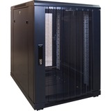 DSI Baie mini serveur 15U avec porte perforée - DS6815PP, Armoire informatique Noir, 600 x 800 x 770 mm