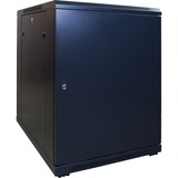 DSI Baie mini serveur 15U avec porte vitrée - DS6815, Armoire informatique Noir, 600 x 800 x 770 mm