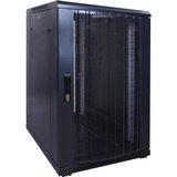 DSI Baie serveur 18U avec porte perforée - DS6818PP, Armoire informatique Noir, 600 x 800 x 1000mm