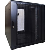 DSI Baie serveur 18U avec porte perforée - DS8018PP, Armoire informatique Noir, 800 x 1000 x 1000mm