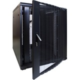 DSI Baie serveur 18U avec porte perforée - DS8018PP, Armoire informatique Noir, 800 x 1000 x 1000mm