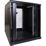 DSI Baie serveur 18U avec porte perforée - DS8018PP, Armoire informatique Noir, 800 x 1000 x 1000mm