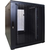 DSI Baie serveur 18U avec porte perforée - DS8018PP, Armoire informatique Noir, 800 x 1000 x 1000mm