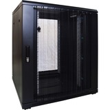 DSI Baie serveur 18U avec porte perforée - DS8818PP, Armoire informatique Noir, 800 x 800 x 1000mm