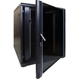 DSI Baie serveur 18U avec porte vitrée - DS8018, Armoire informatique Noir, 800 x 1000 x 1000mm