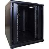 DSI Baie serveur 18U avec porte vitrée - DS8018, Armoire informatique Noir, 800 x 1000 x 1000mm