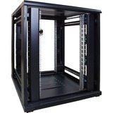 DSI Baie serveur 18U avec porte vitrée - DS8018, Armoire informatique Noir, 800 x 1000 x 1000mm