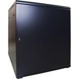 DSI Baie serveur 18U avec porte vitrée - DS8018, Armoire informatique Noir, 800 x 1000 x 1000mm