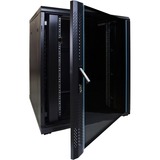 DSI Baie serveur 18U avec porte vitrée - DS8818, Armoire informatique Noir, 800 x 800 x 1000mm