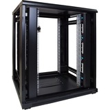 DSI Baie serveur 18U avec porte vitrée - DS8818, Armoire informatique Noir, 800 x 800 x 1000mm