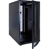 DSI Baie serveur 22U avec porte perforée - DS6022PP, Armoire informatique Noir, 600 x 1000 x 1200mm