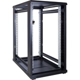 DSI Baie serveur 22U avec porte perforée - DS6022PP, Armoire informatique Noir, 600 x 1000 x 1200mm